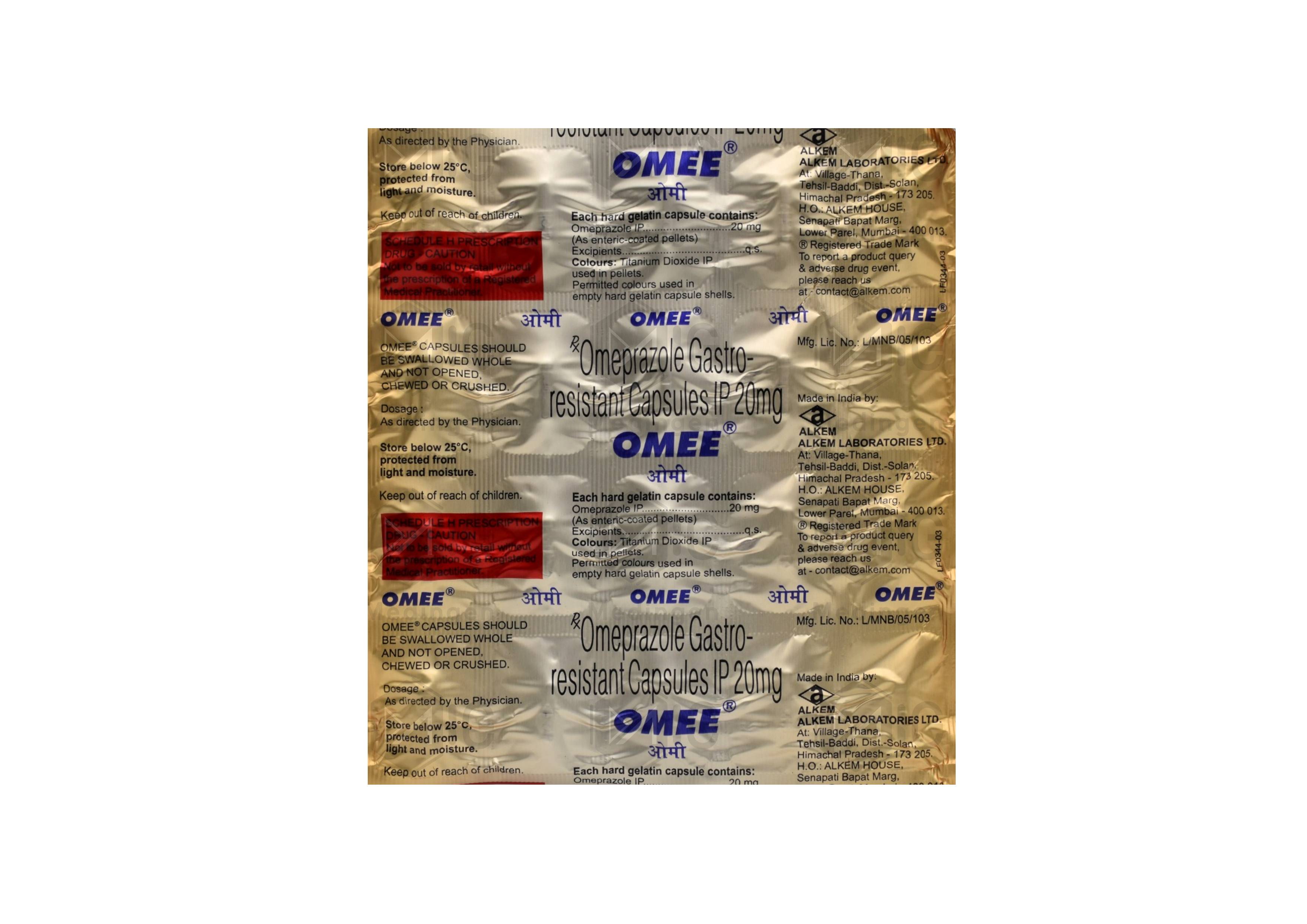 OMEE 20MG CAPSULE
